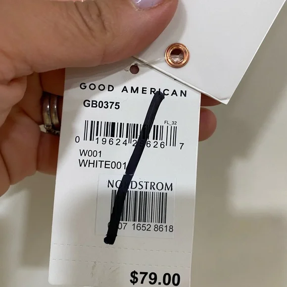 Good American Scuba Modern Tank Sculpting Bodysuit White Small NWT - Picture 7 of 10